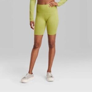 Wild Fable High Rise Cotton Bike Shorts Size Medium